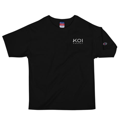 Embroidered Koi Energy Logo Champion T-Shirt