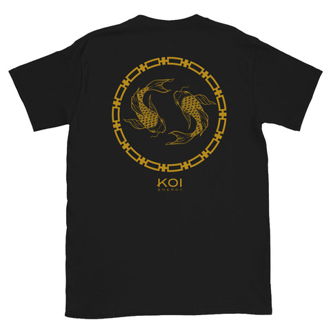 Koi Energy Premium Tee (Black & Gold)