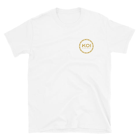 Koi Energy Premium Tee (White & Gold)